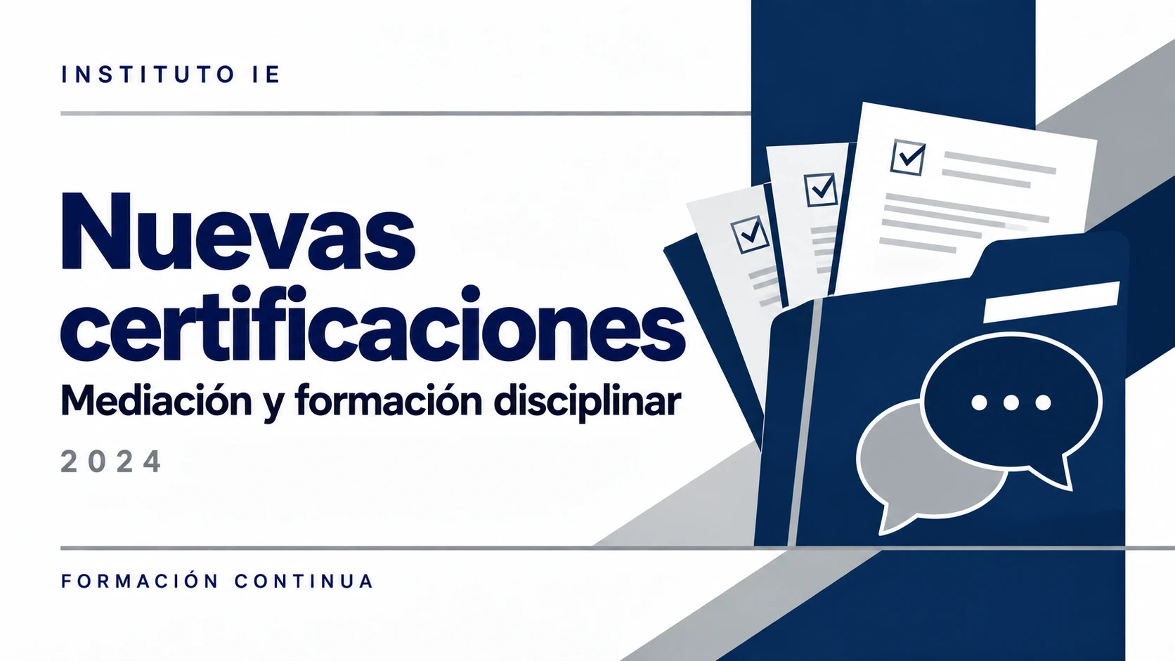 Mediación y formación disciplinar: nuevas certificaciones durante 2024